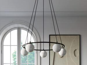 miniaturka Nowoczesny Żyrandol YOLA 5 80x98cm G9 Czarny