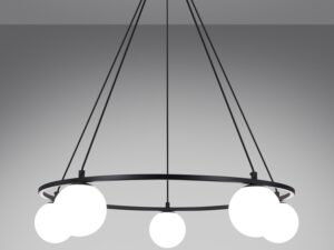 miniaturka Nowoczesny Żyrandol YOLA 5 80x98cm G9 Czarny