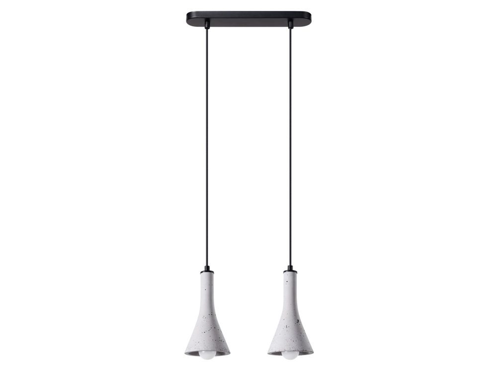 Lampa Wisząca REALE 2 Betonowa Dwupunktowa - obrazek 2