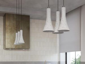 miniaturka Lampa REALE 3P Szary Beton Industrial 27cm