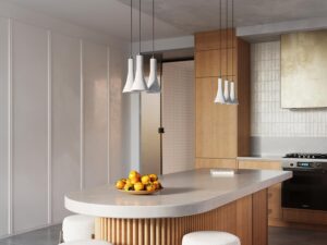 miniaturka Lampa REALE 3P Szary Beton Industrial 27cm