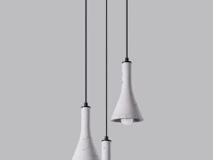 miniaturka Lampa REALE 3P Szary Beton Industrial 27cm