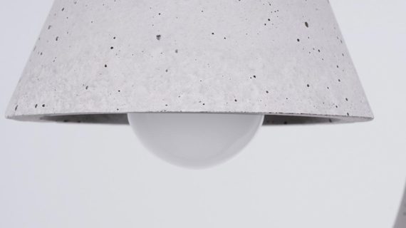 Lampa REALE 3P Szary Beton Industrial 27cm - obrazek 5