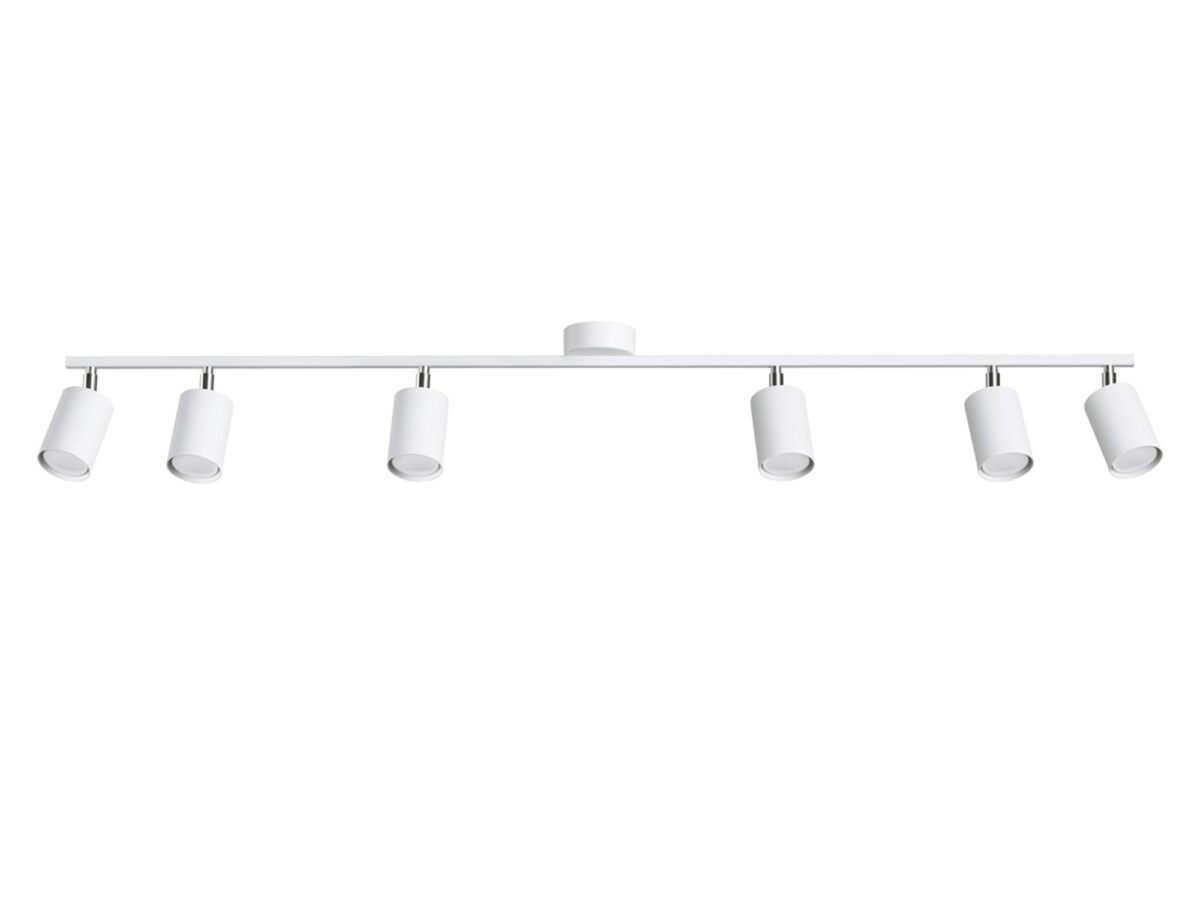 Biały Plafon LUMINO 6L 6x10W LED GU10