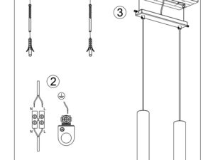 miniaturka Nowoczesna Lampa LAGUNA 2 Złoty Połysk