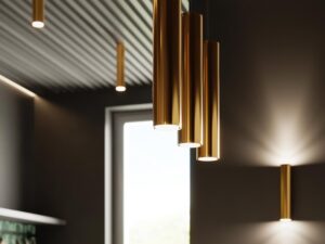 miniaturka Nowoczesna Lampa LAGUNA 2 Złoty Połysk