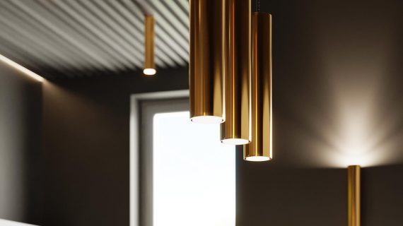 Nowoczesna Lampa LAGUNA 2 Złoty Połysk - obrazek 6