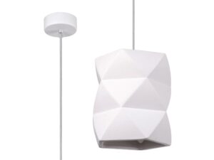 Elegancka Biała Lampa GOBI Ceramiczna 17cm