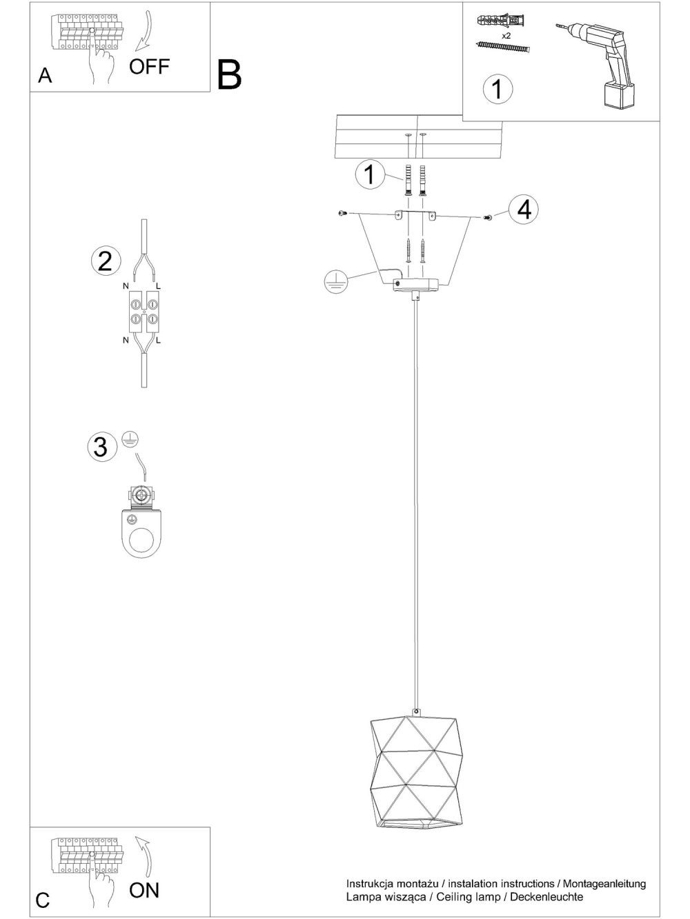 Elegancka Biała Lampa GOBI Ceramiczna 17cm - obrazek 10