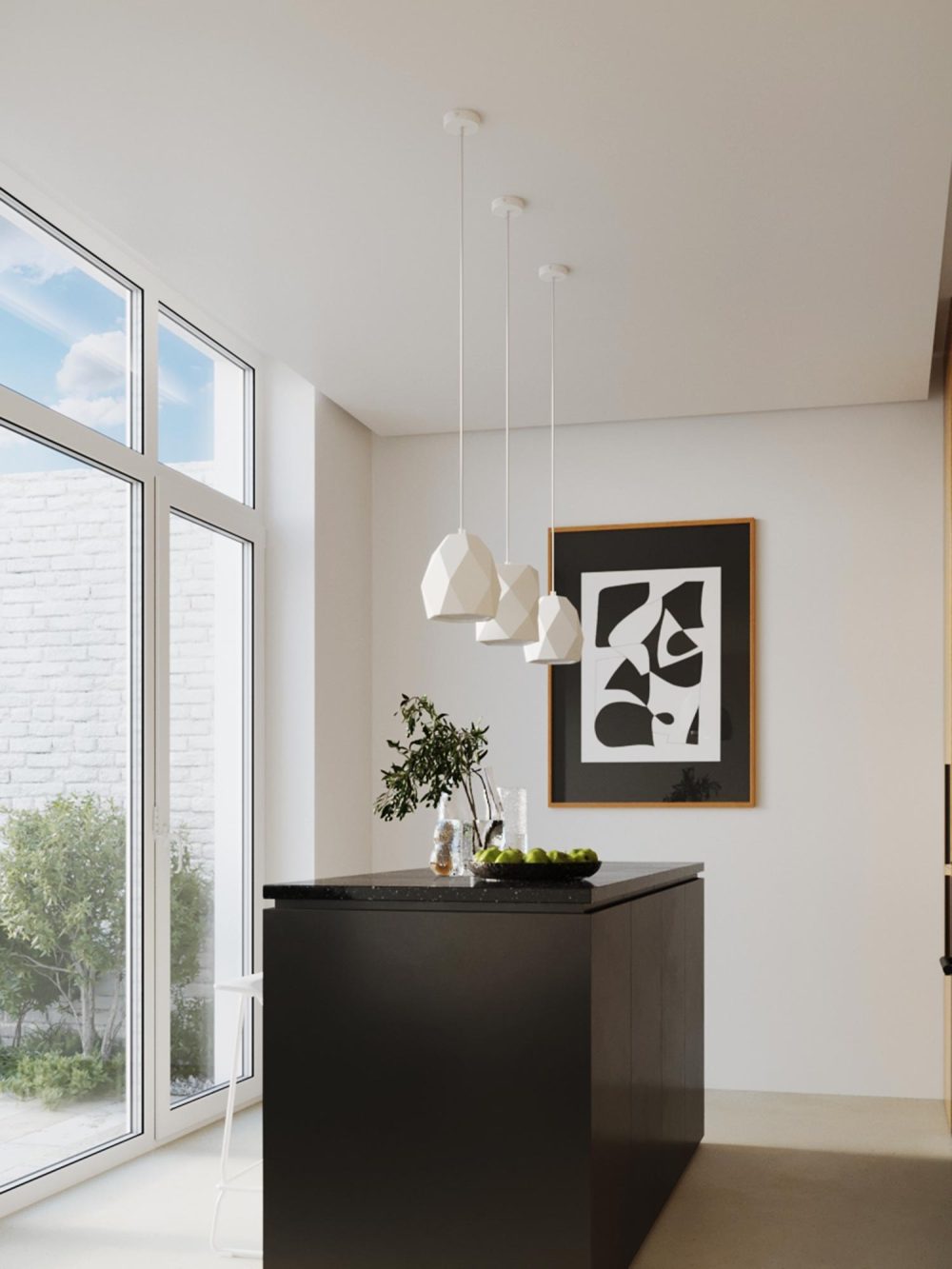 Elegancka Biała Lampa GOBI Ceramiczna 17cm - obrazek 7
