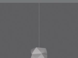 miniaturka Elegancka Biała Lampa GOBI Ceramiczna 17cm