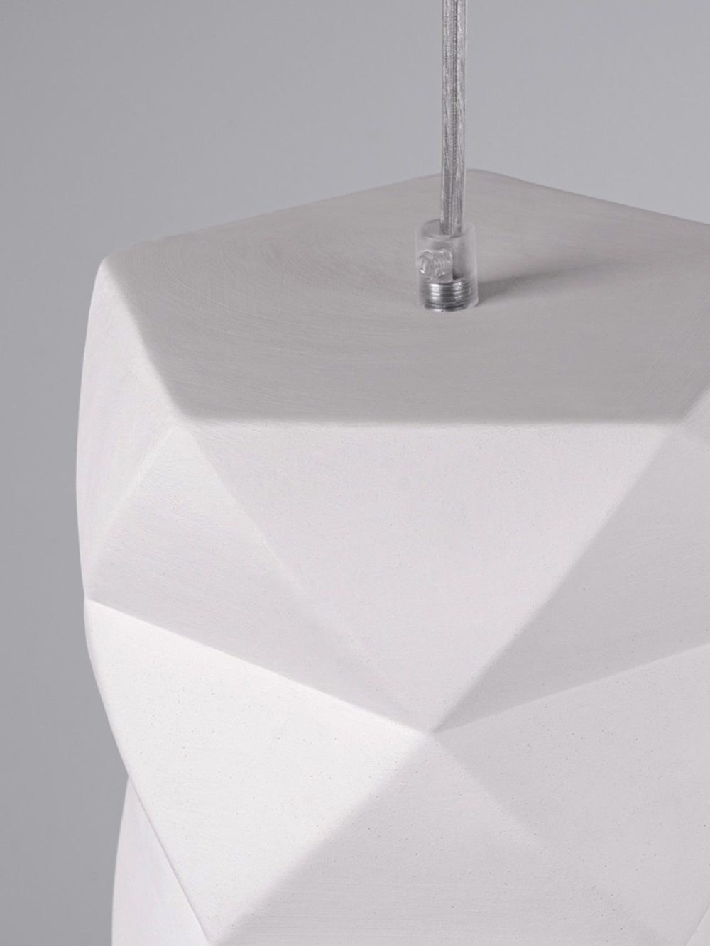 Elegancka Biała Lampa GOBI Ceramiczna 17cm - obrazek 5