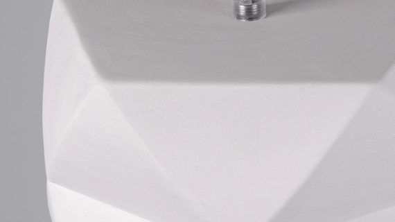 Elegancka Biała Lampa GOBI Ceramiczna 17cm - obrazek 5