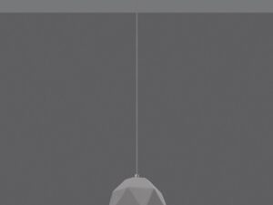 miniaturka Biała Ceramiczna Lampa Wisząca MONIT 20x125cm