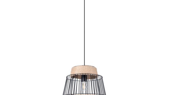 Designerska Lampa Wisząca 35x137cm Czarna LUCIDO - obrazek 2