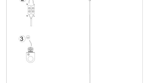 Designerska Lampa Wisząca 35x137cm Czarna LUCIDO - obrazek 10