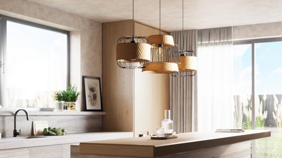 Designerska Lampa Wisząca 35x137cm Czarna LUCIDO - obrazek 7