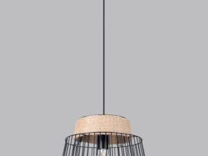 miniaturka Designerska Lampa Wisząca 35x137cm Czarna LUCIDO