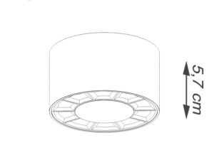 miniaturka Plafon LUMIA LED Biały Aluminiowy 1199lm 10W