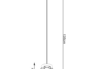 miniaturka Minimalistyczna Lampa Wisząca VIVICA 1 15W LED