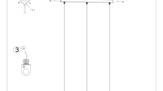 Nowoczesna Lampa Wisząca VIVICA 3L 3 Żarówki LED - obrazek 10