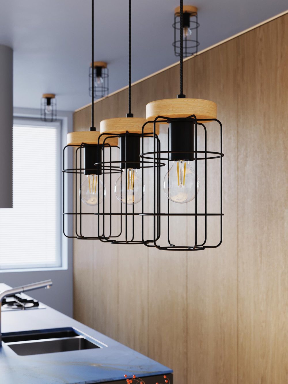 Nowoczesna Lampa Wisząca VIVICA 3L 3 Żarówki LED - obrazek 8