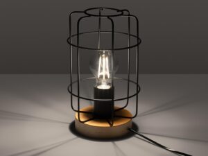 miniaturka Minimalistyczna Lampa Biurkowa VIVICA 15cm Czarna