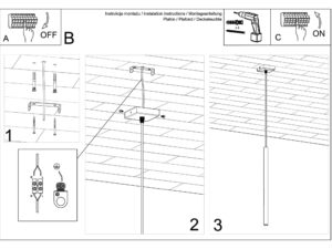 miniaturka Lampa Wisząca ARBOR 1 Drewno Elegancka 35x120cm