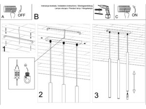 miniaturka Designerska Lampa Wisząca ARBOR 3L Naturalne Drewno