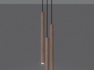 miniaturka Designerska Lampa Wisząca ARBOR 3P Naturalne Drewno