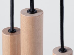 miniaturka Nowoczesna Lampa ARBOR 5P Drewno – 5 Żarówek LED