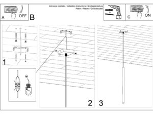 miniaturka Elegancka Lampa ARBOR 1 Beton G9 Szary Beton