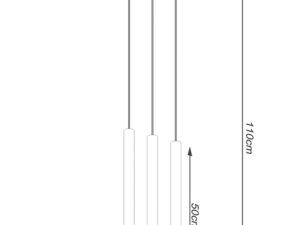 miniaturka Minimalistyczna Lampa ARBOR 3L Beton G9 3 Punkty Światła
