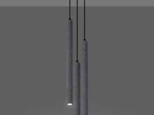 miniaturka Elegancka Lampa ARBOR 3P Beton 3 Punkty Światła