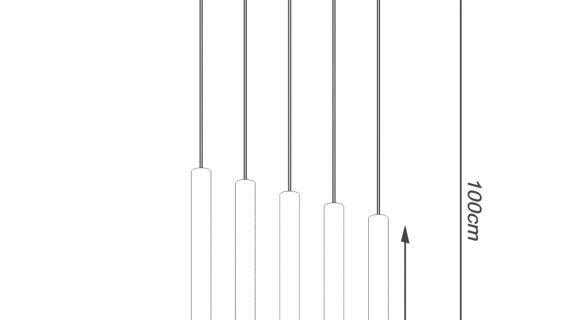 miniaturka Elegancka Lampa ARBOR 5L Beton 5 Punkty Światła G9