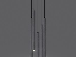 miniaturka Lampa Wisząca ARBOR 5P – Beton 5x8W LED IP20