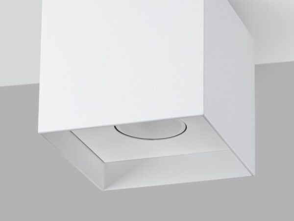 Biała kwadratowa lampa LED