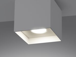 miniaturka Minimalistyczny Plafon ALBA – Kolory: Biały Czarny Szary Złoty 10W LED