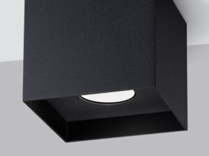 miniaturka Minimalistyczny Plafon ALBA – Kolory: Biały Czarny Szary Złoty 10W LED