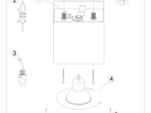 miniaturka Minimalistyczny Plafon ALBA – Kolory: Biały Czarny Szary Złoty 10W LED