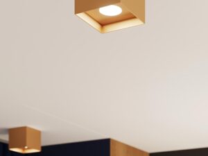 miniaturka Minimalistyczny Plafon ALBA – Kolory: Biały Czarny Szary Złoty 10W LED