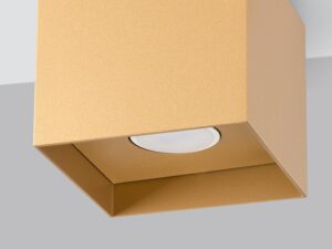 miniaturka Minimalistyczny Plafon ALBA – Kolory: Biały Czarny Szary Złoty 10W LED