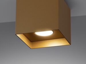 miniaturka Minimalistyczny Plafon ALBA – Kolory: Biały Czarny Szary Złoty 10W LED