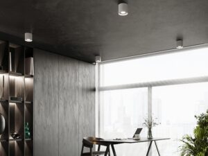 miniaturka Elegancki Plafon BIANCO w Kolorach: Biały Czarny Szary Złoty 10W LED