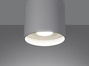 miniaturka Elegancki Plafon BIANCO w Kolorach: Biały Czarny Szary Złoty 10W LED