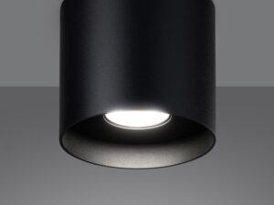 miniaturka Elegancki Plafon BIANCO w Kolorach: Biały Czarny Szary Złoty 10W LED