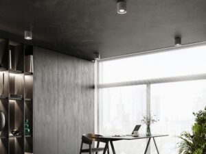 miniaturka Elegancki Plafon BIANCO w Kolorach: Biały Czarny Szary Złoty 10W LED