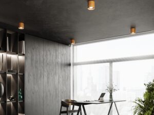 miniaturka Elegancki Plafon BIANCO w Kolorach: Biały Czarny Szary Złoty 10W LED