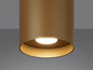 miniaturka Elegancki Plafon BIANCO w Kolorach: Biały Czarny Szary Złoty 10W LED