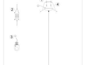 miniaturka Lampa Wisząca 3 Punkty Światła CELIA 1